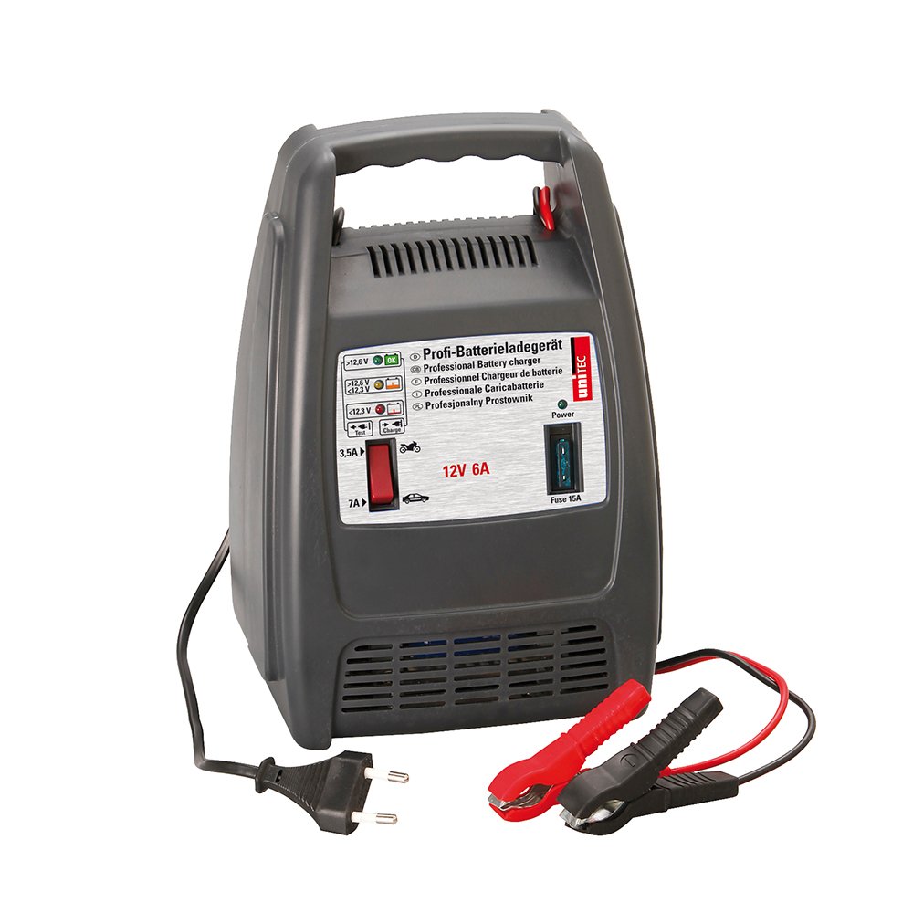 Unitec 77943 Batterieladegerät Profi 6A 12V, elektronisch von Unitec