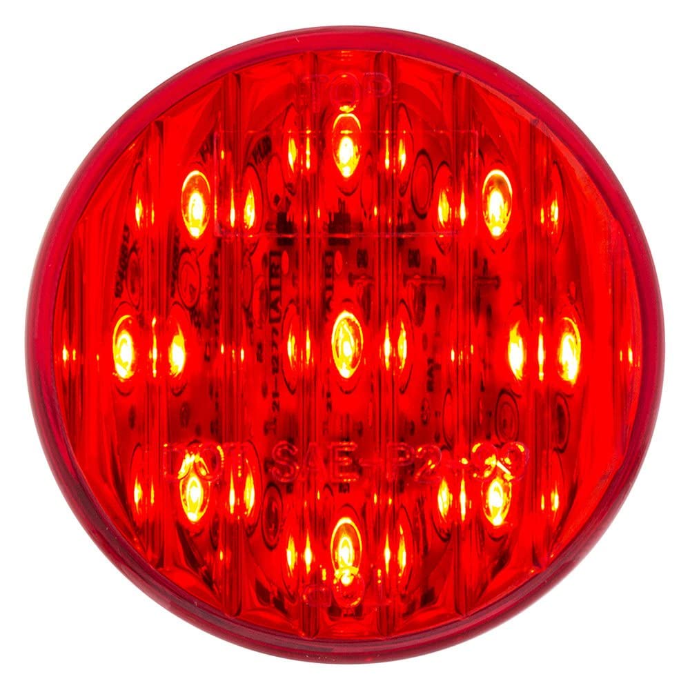 United Pacific 38171B – Abstands-/Markierungsleuchte – rote LED/rote Linse, 5,1 cm, 9 LEDs von United Pacific