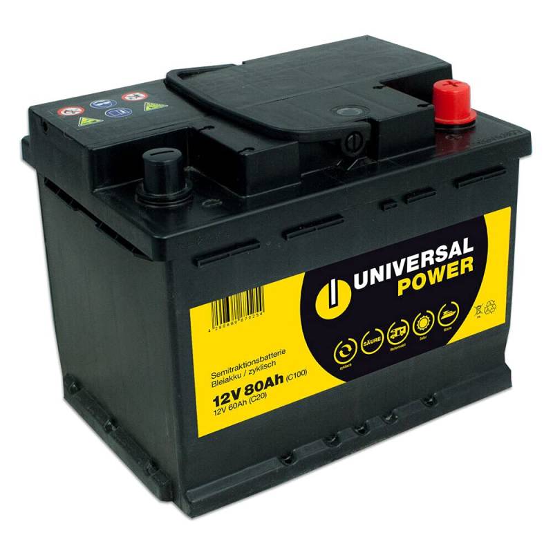 Universal Power 12-80 12V 80Ah (C100) Weidezaunbatterie von Universal Power