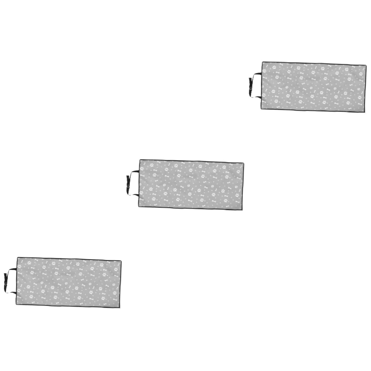 Unomor 3st Automatte Für Haustiere Autozubehör Für Haustiere Vordersitzpolster Für Haustiere Autoschutz Für Hunde Sitzschutz Für Hunde Sitzbezüge Für Haustiere Autositzkissen Tuch Grey von Unomor