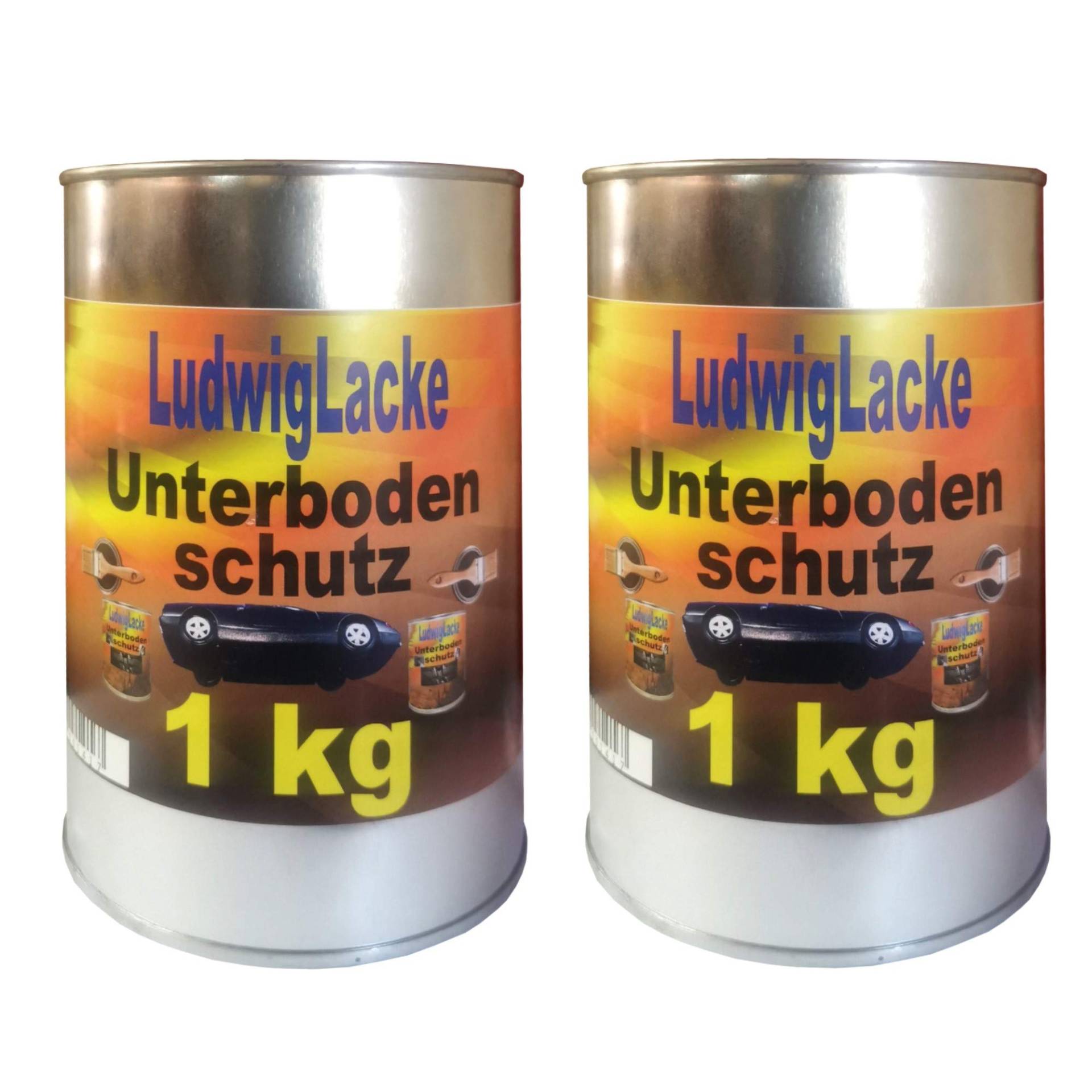 Unterbodenschutz 2 x 1 kg streichbar Bitumen von Unterbodenschutz