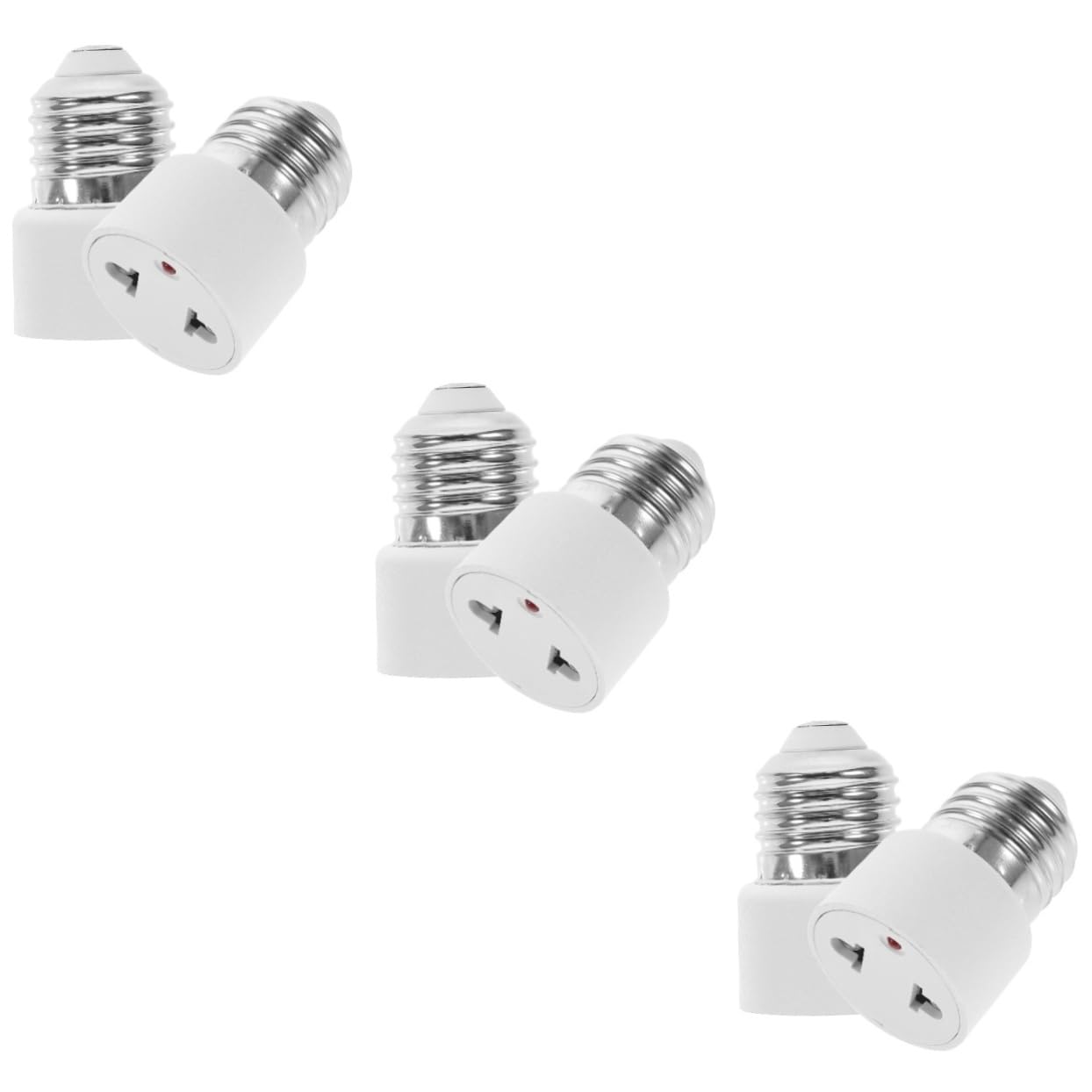 Uonlytech 6 Stk E27 Konverter E26-e27-lampenfassung Zum Steckeradapter Lichtsteckdose Auf Steckeradapter E27-adapter E26-glühbirnen-steckdosenadapter B22 Splitter Polarisiert Kupfer von Uonlytech