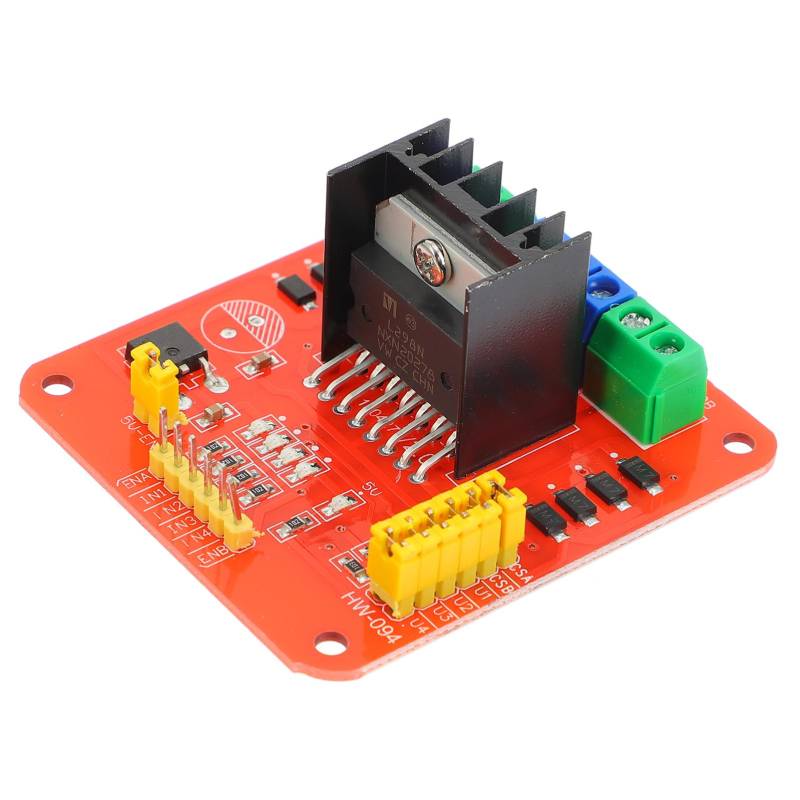 Uonlytech L298N Dual H Bridge DC Schrittmotor Treiber Modul Controller Board Schritt Für Schritt Motorsteuerung PWM Unterstützung Rotes PCB Ideal Für DIY Projekte Und Druckeranwendungen von Uonlytech