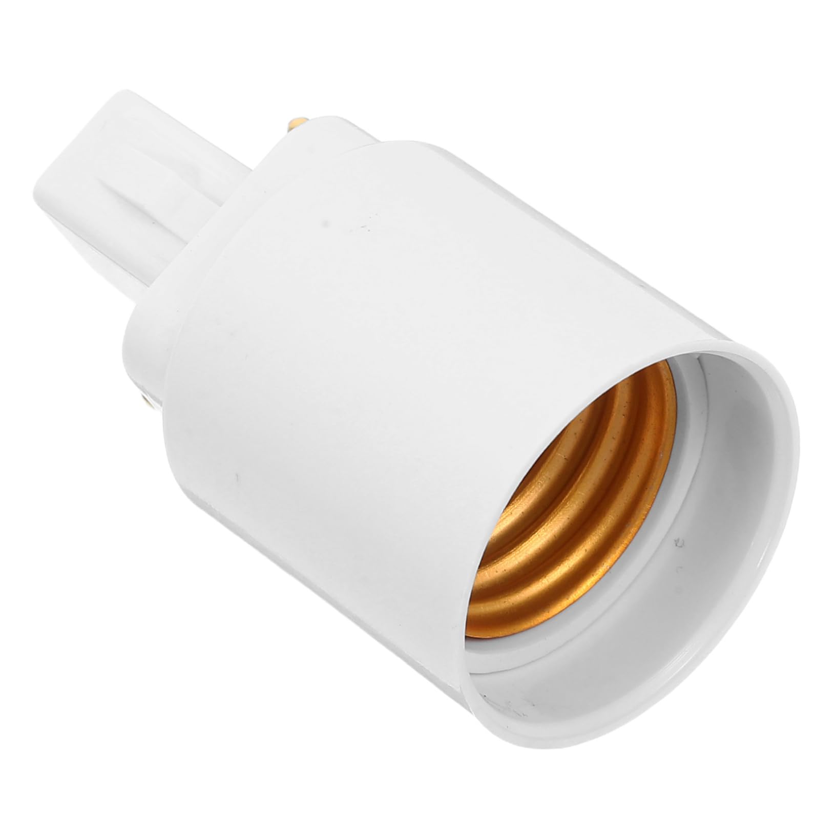 Uonlytech Lampenadapter Teleskop-Spüle Halterungsadapter Adapter für Verlängerungskabel Eckfräser Gd-E-Adapter Lampenfassung Adapter LED-Lichthalter Ersatzlampenfassung flammhemmend pbt Weiß von Uonlytech