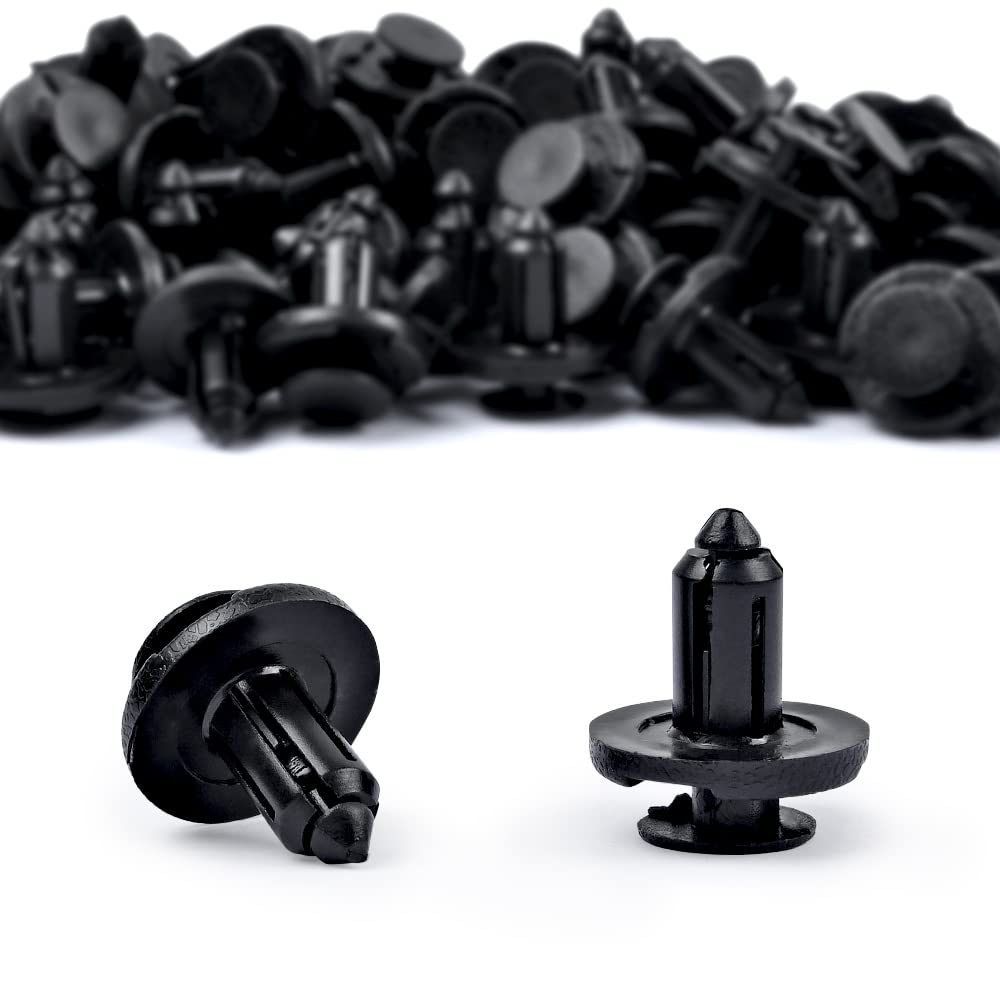 Uooduby 200 STÜCKE StoßStangen Clips 8 Mm DrüCken Flackern Befestigungselement für und Niet Halter Aus Kunststoff Clips von Uooduby