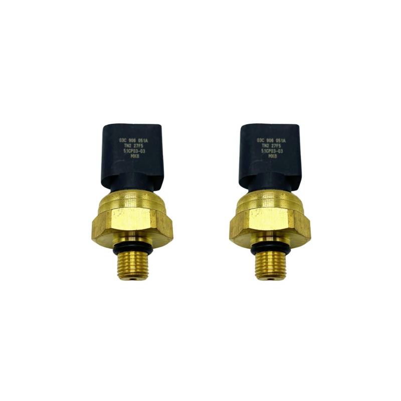 Uooduby 2X Kraftstoff Druck Sensor für - 03C906051A 03C906051A-208 von Uooduby