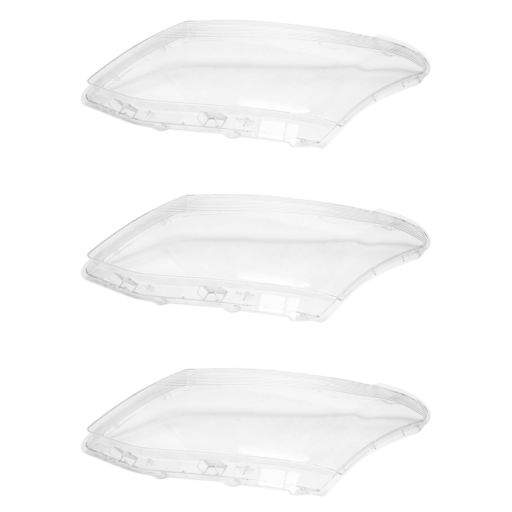 Uooduby 3X Linke Seite für D-Max Dmax 2012-2016 Auto Scheinwerfer Objektivdeckel Scheinwerferlampe Transparent Lampenschirm Shell Glas Lh von Uooduby