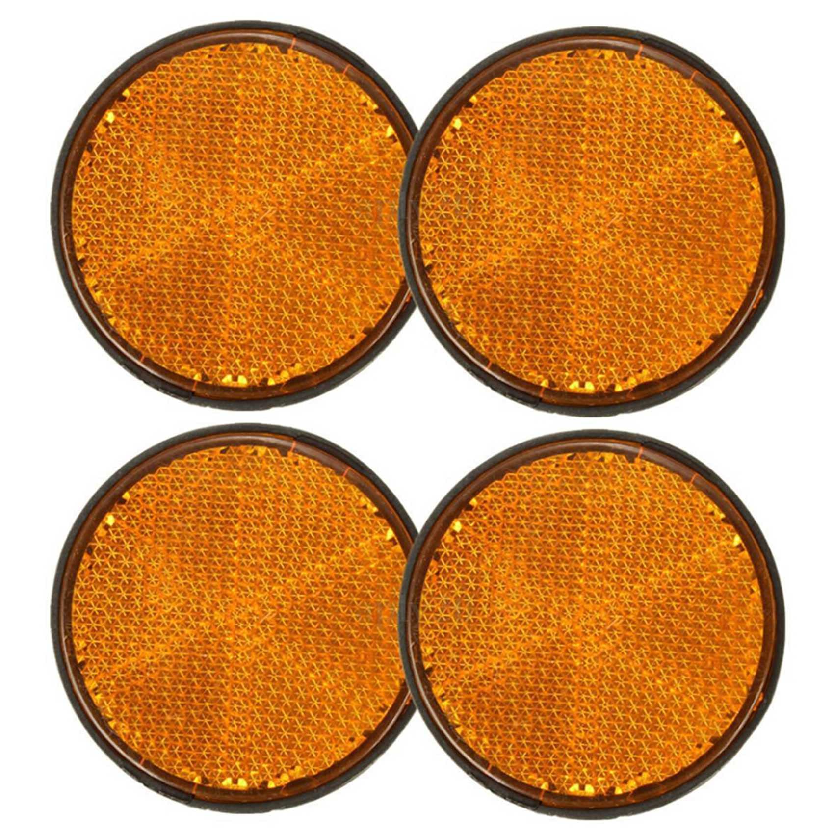 Uooduby 4pcs 2 Runde Orange Universal FÜR Motorrad ATV Dirt Bike von Uooduby