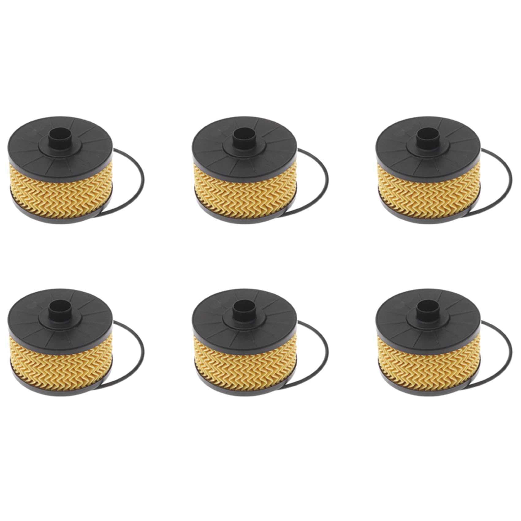 Uooduby 6X ÖLfilter für - SMART 2811800210 2001800009 1520900Q0F 152095084R von Uooduby