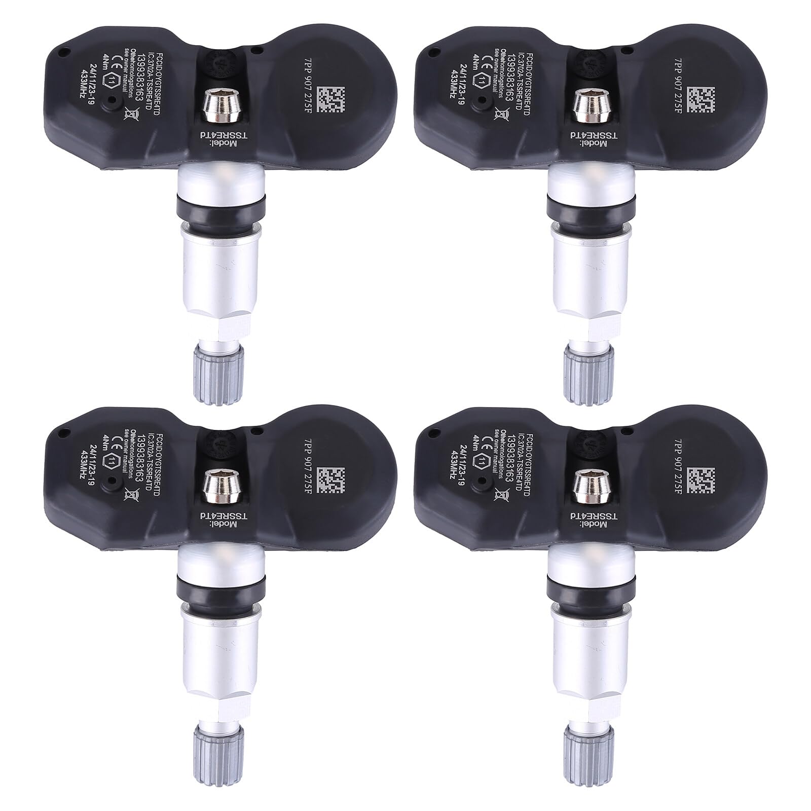 4x RDKS TPMS Reifendrucksensoren 7PP907275F Für 991 997 A6 A8 Q7 R8 von Uposao