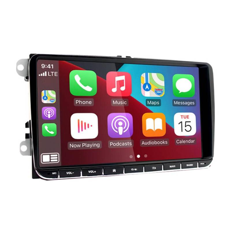 Android 11 Autoradio Autonavigation Stereo Multimedia Player GPS Radio 9 Zoll Touchscreen 2 + 32G für 6R T5 von Uposao