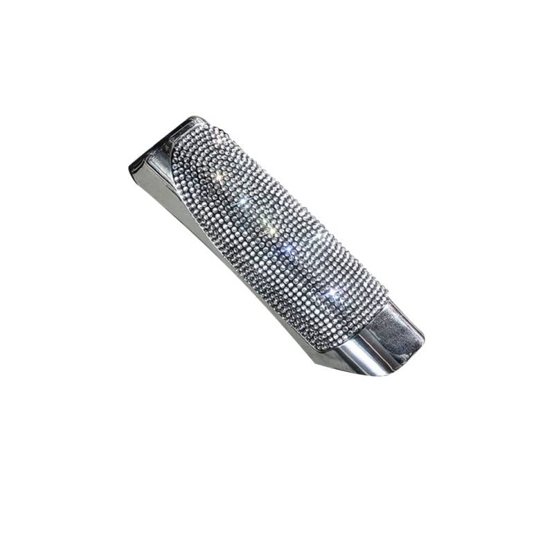 Auto Handbremsenabdeckung Auto Schaltknauf Abdeckung, Bling Bling Kristall Glitzer Diamant Universal Auto Schaltknauf Schutz Handbremse Abdeckung Auto Schaltknauf Cover Auto Innenraum Styling Zubehör von Uposao