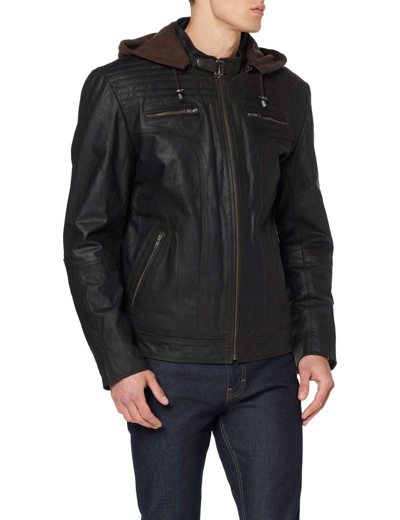 Urban Leather UR-66 G7 by Lederjacke, Schwarz, Große : L von Urban Leather