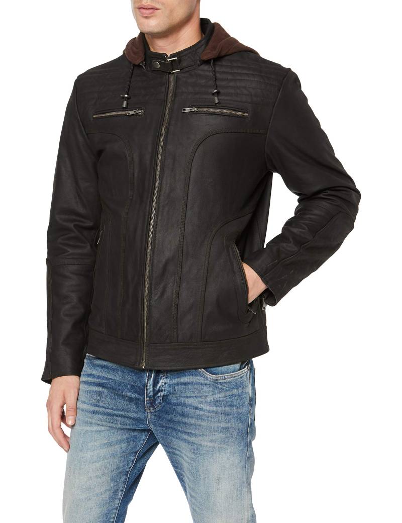 Urban Leather UR-69 G7 by Lederjacke, Schwarz, Große : 3XL von Urban Leather