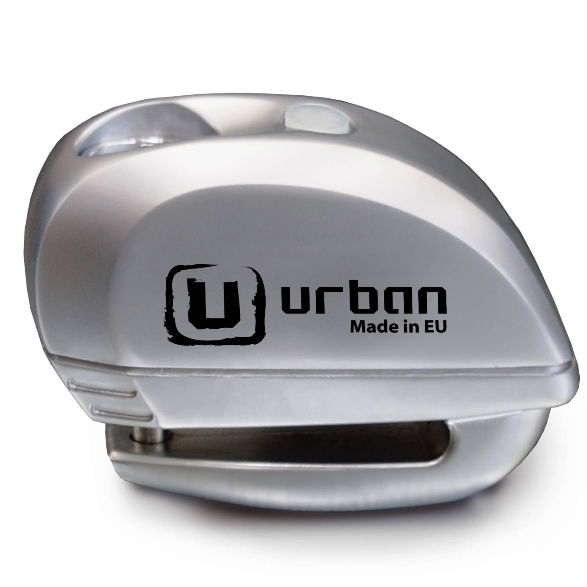 urban UR22 Bremsscheibenschloss Ohne/Mit Alarm Hi-Tech 120dB+LED+Warnfunktion Optionale Aktivierung, Langlebige Batterie, Wasserdicht, Motorradschloss Diebstahlsicherung Vespa Spezial Universal 6mm von urban