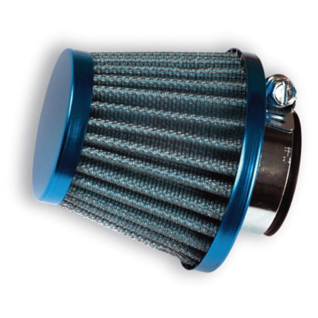 Motorrad Tuning Sportluftfilter Luftfilter Air Filter 28mm und 35mm blau von VICMA