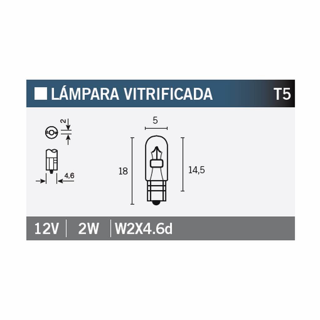 Lampe Glühbirne 12V2W von V PARTS