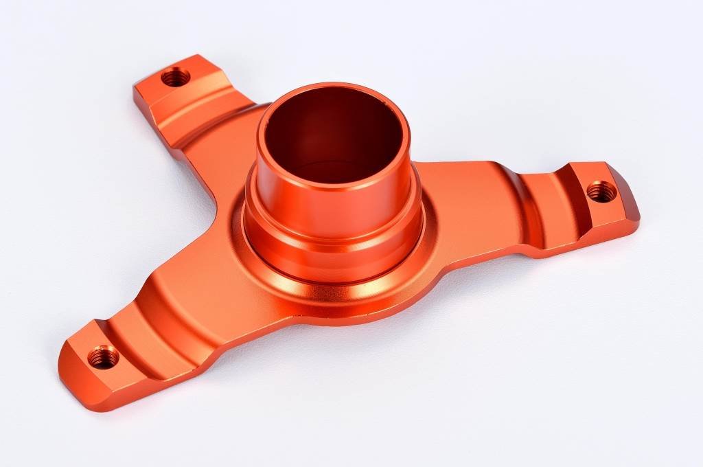 Soporte Protector Disco delantero Naranja delantero KTM von V PARTS