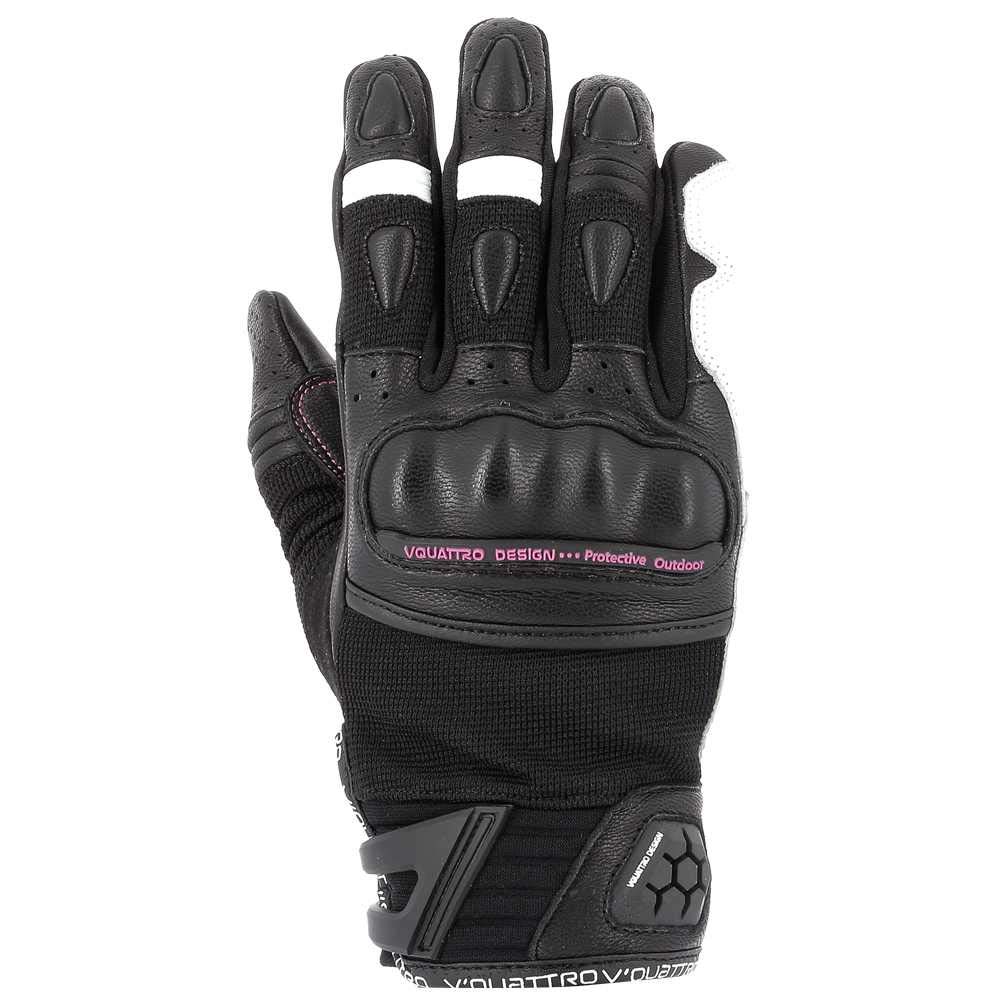 V Quattro Design Handschuhe Road Star Lady, schwarz/weiß, Größe S von V Quattro Design