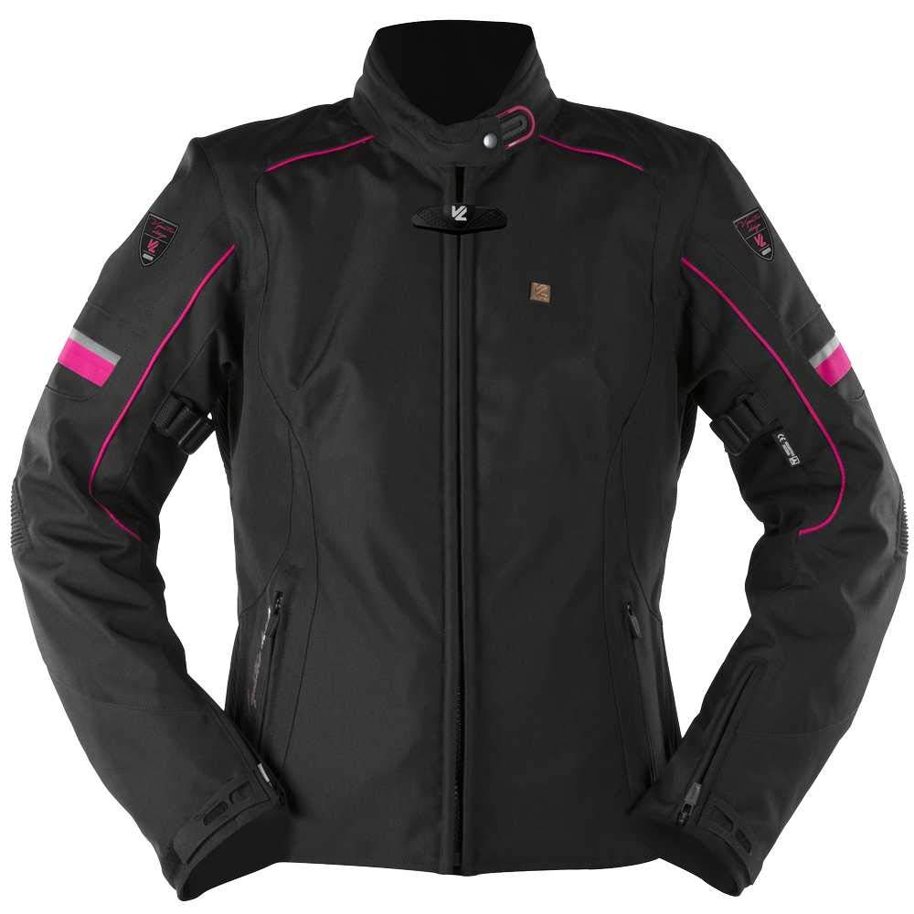 V Quattro Design Livya Damenjacke, Schwarz/Rosa, Größe M von V'QUATTRO DESIGN