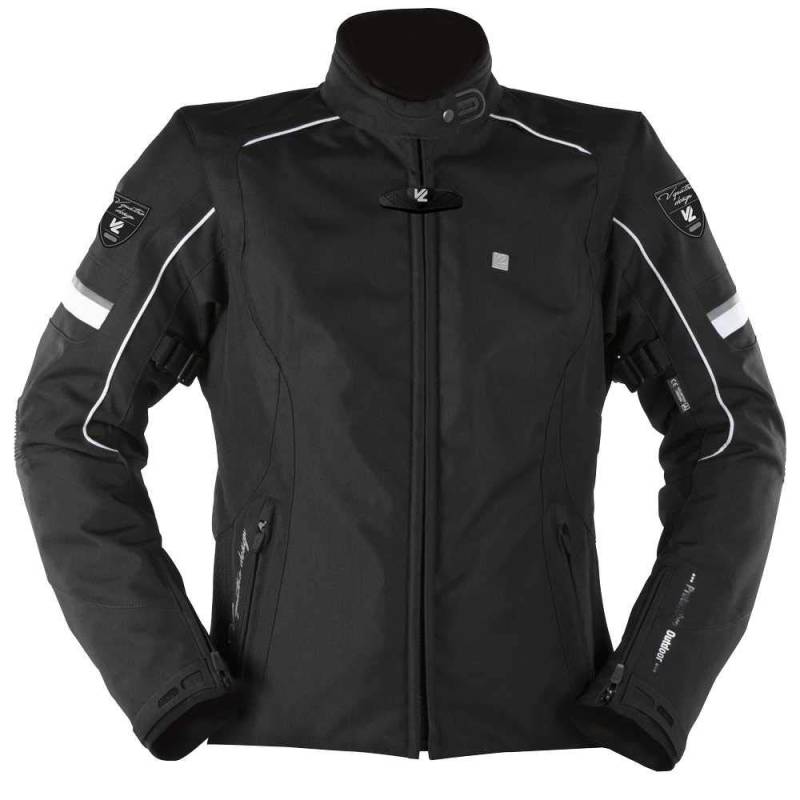 V Quattro Design Livya Damen Jacke, Schwarz/Weiß, Größe XS von V Quattro Design