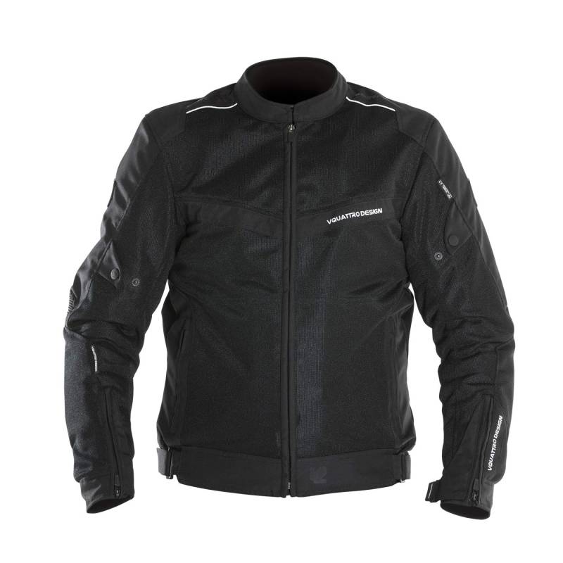 V Quattro Design - V4J-VE51-BKXXXL - VE-51 Herrenjacke - Schwarz - XXXL von V Quattro Design