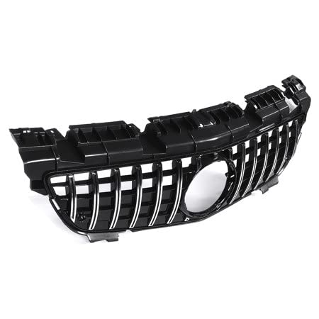 Frontgrill Panamericana GT-R für Mercedes SLK-Klasse R172 2011-2016 Chrom Lamellen Distronic kompatibel von V6 AUTO PARTS