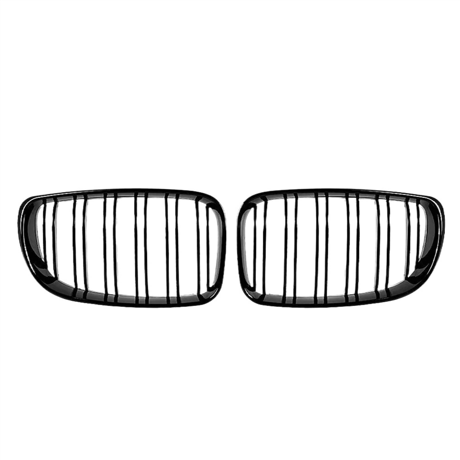 VAAKLM Auto Front Kühlergrill Kompatibel Mit 1er E81 E82 E87 E88 2007 2008 2009 2010 2011 Auto-Frontstoßstangengrill Auto-Frontnierengrill Ersatz(Glossy Black) von VAAKLM