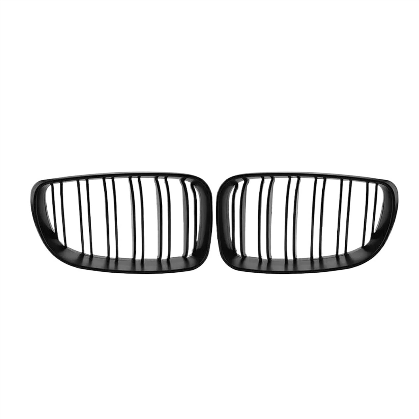 VAAKLM Auto Front Kühlergrill Kompatibel Mit 1er E81 E82 E87 E88 2007 2008 2009 2010 2011 Auto-Frontstoßstangengrill Auto-Frontnierengrill Ersatz(Matte Black) von VAAKLM