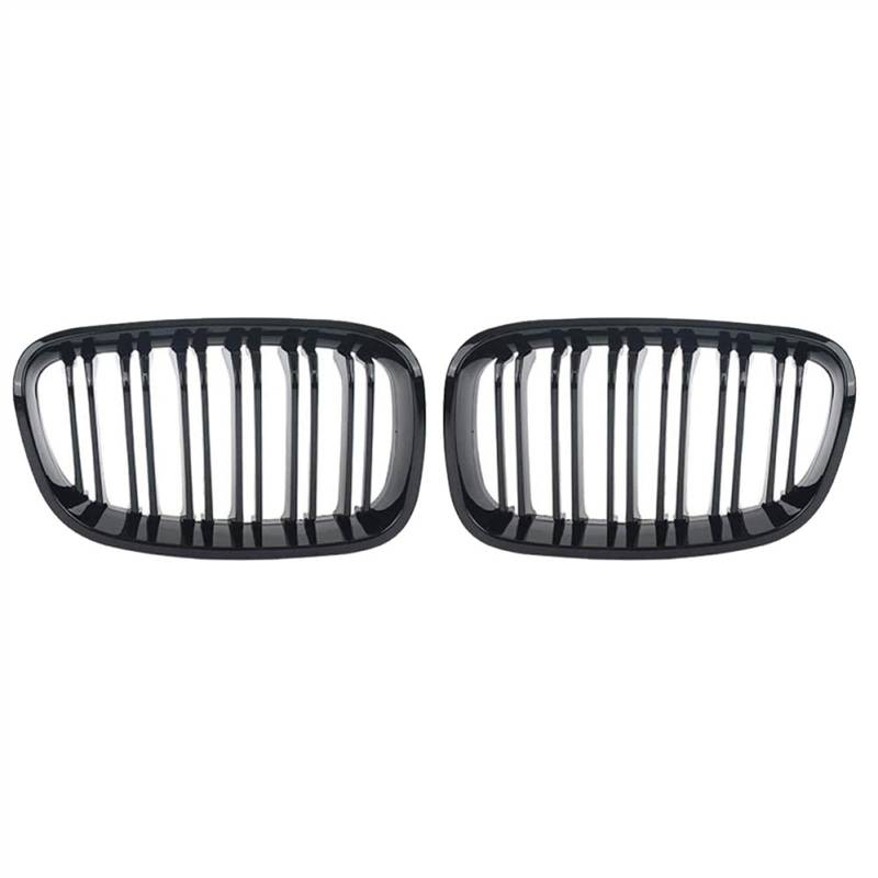 VAAKLM Auto Front Kühlergrill Kompatibel Mit 1er F20 F21 125i 118i 116I 125B 2010 2011 2012 2013 2014 Frontstoßstange Nierengrill Haubengrills Zubehör(Gloss Black) von VAAKLM