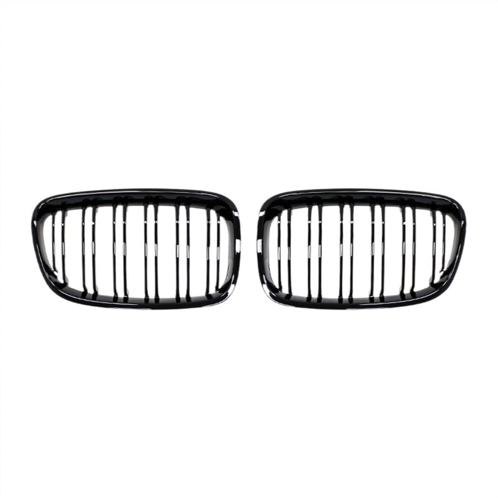 VAAKLM Auto Front Kühlergrill Kompatibel Mit 1er F20 F21 2011 2012 2013 2014 Frontstoßstange Nierengrill Kühlerschutzgitter Autozubehör Ersatz(Gloss Black) von VAAKLM