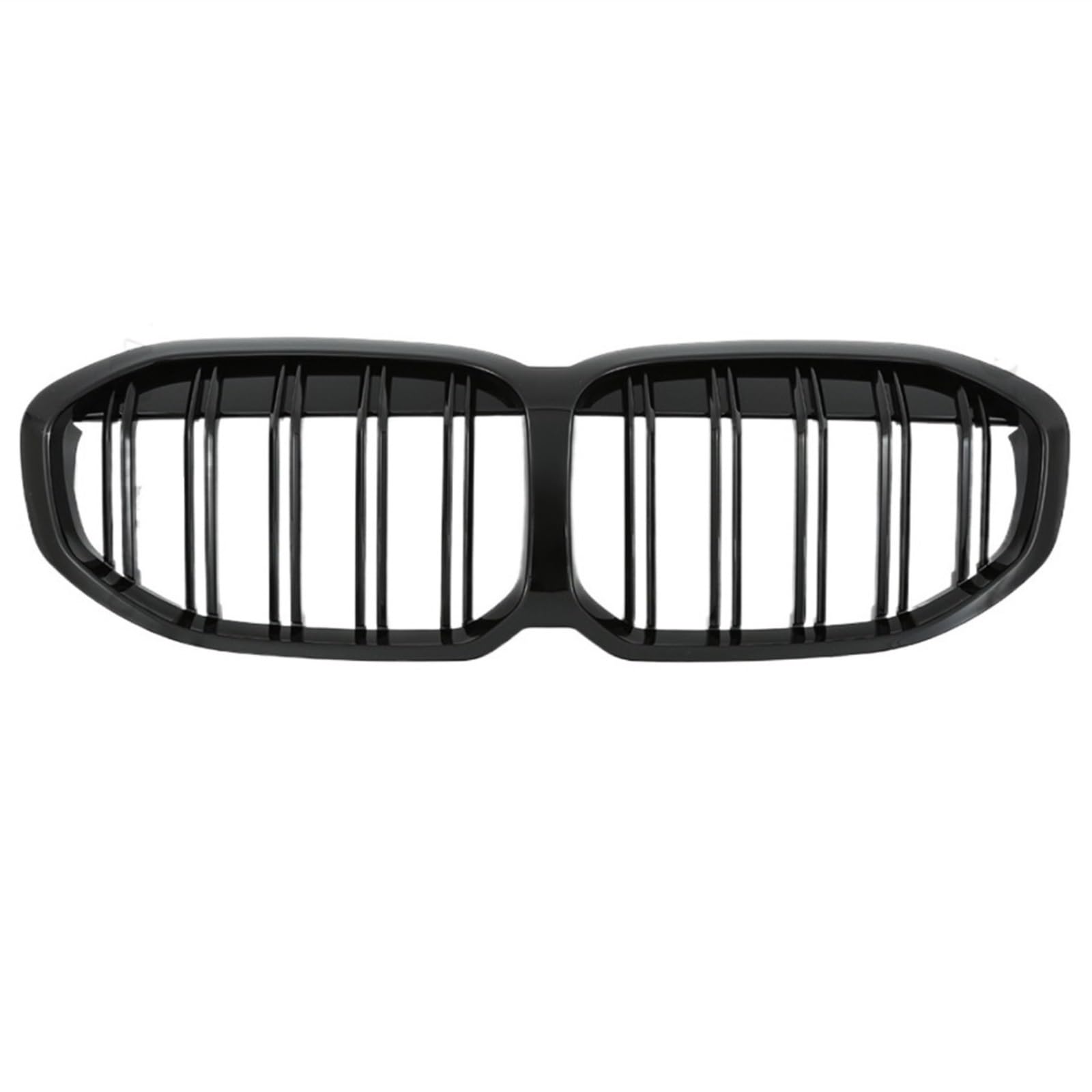 VAAKLM Auto Front Kühlergrill Kompatibel Mit 1er F40 128ti M135i Für XDrive 118i 2019 2020 2021 2022 2023 Auto-Frontgrill Stoßstange Nieren-Kühlergitter-Tuning(2 Slat Glossy Black) von VAAKLM