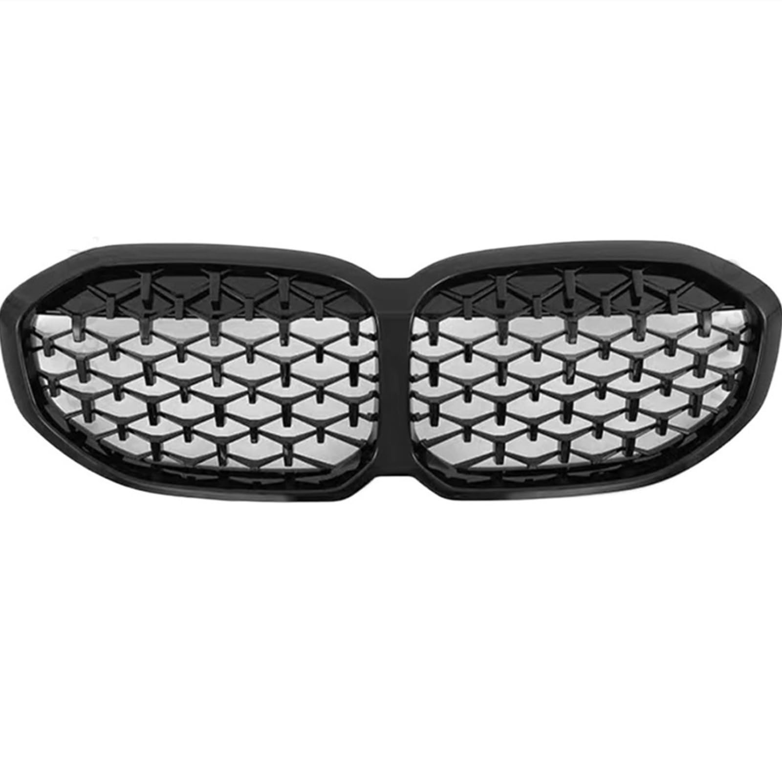 VAAKLM Auto Front Kühlergrill Kompatibel Mit 1er F40 128ti M135i Für XDrive 118i 2019 2020 2021 2022 2023 Auto-Frontgrill Stoßstange Nieren-Kühlergitter-Tuning(Star Black) von VAAKLM