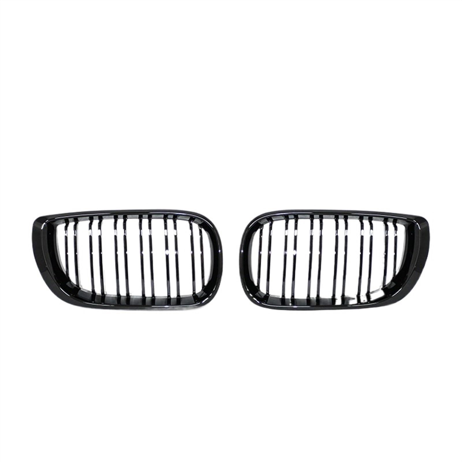 VAAKLM Auto Front Kühlergrill Kompatibel Mit 3er E46 318I 320I 325I 330I 2002 2003 2004 2005 Auto Vorne Zentraler Stoßfänger Nierenhaubengrill Renngrill Schwarz(Gloss Black) von VAAKLM