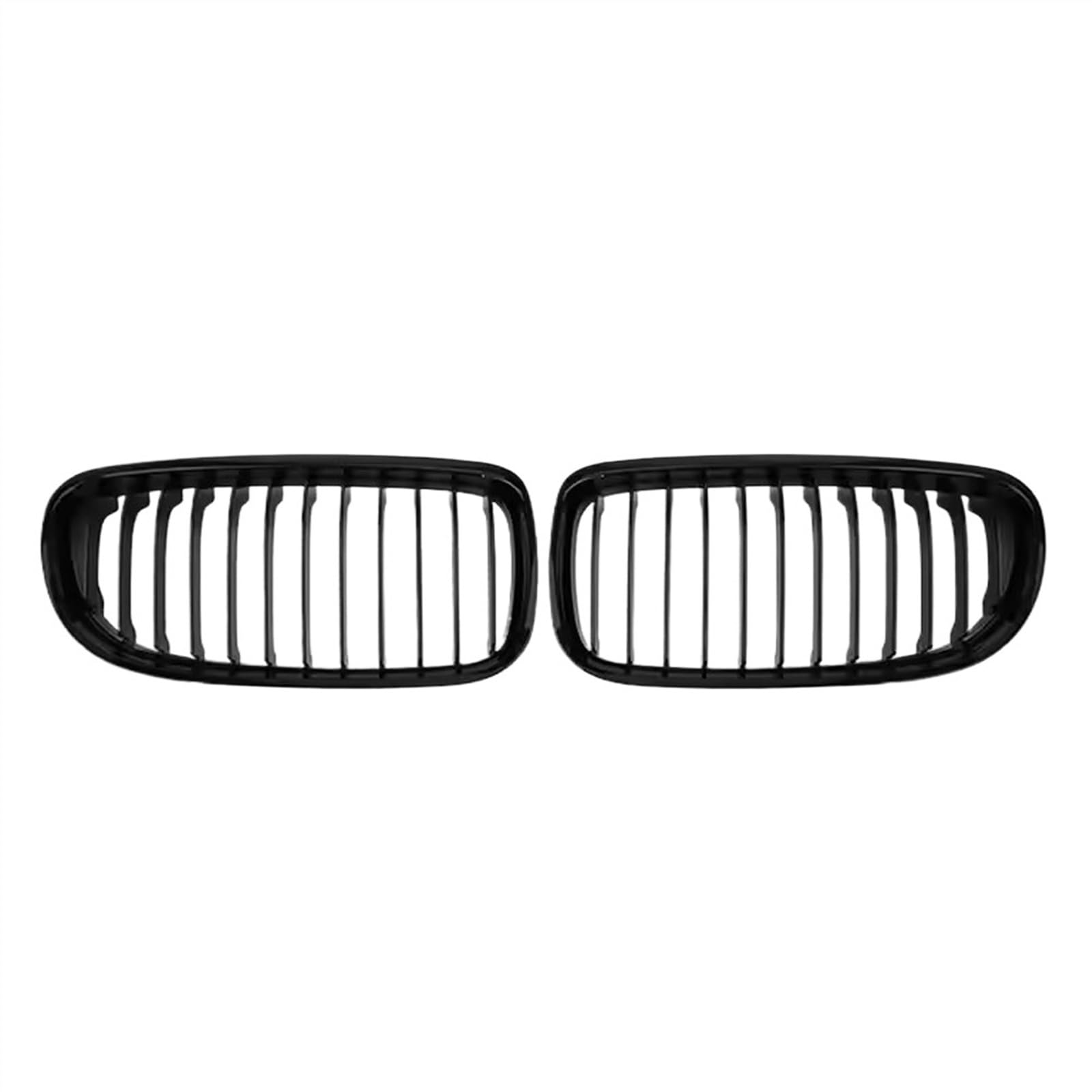 VAAKLM Auto Front Kühlergrill Kompatibel Mit 3er E90 E91 2009 2010 2011 2012 Single Line Style Glossy Black Dual Slats Grilles Auto-Frontstoßstangengrill(Glossy Black,Single) von VAAKLM