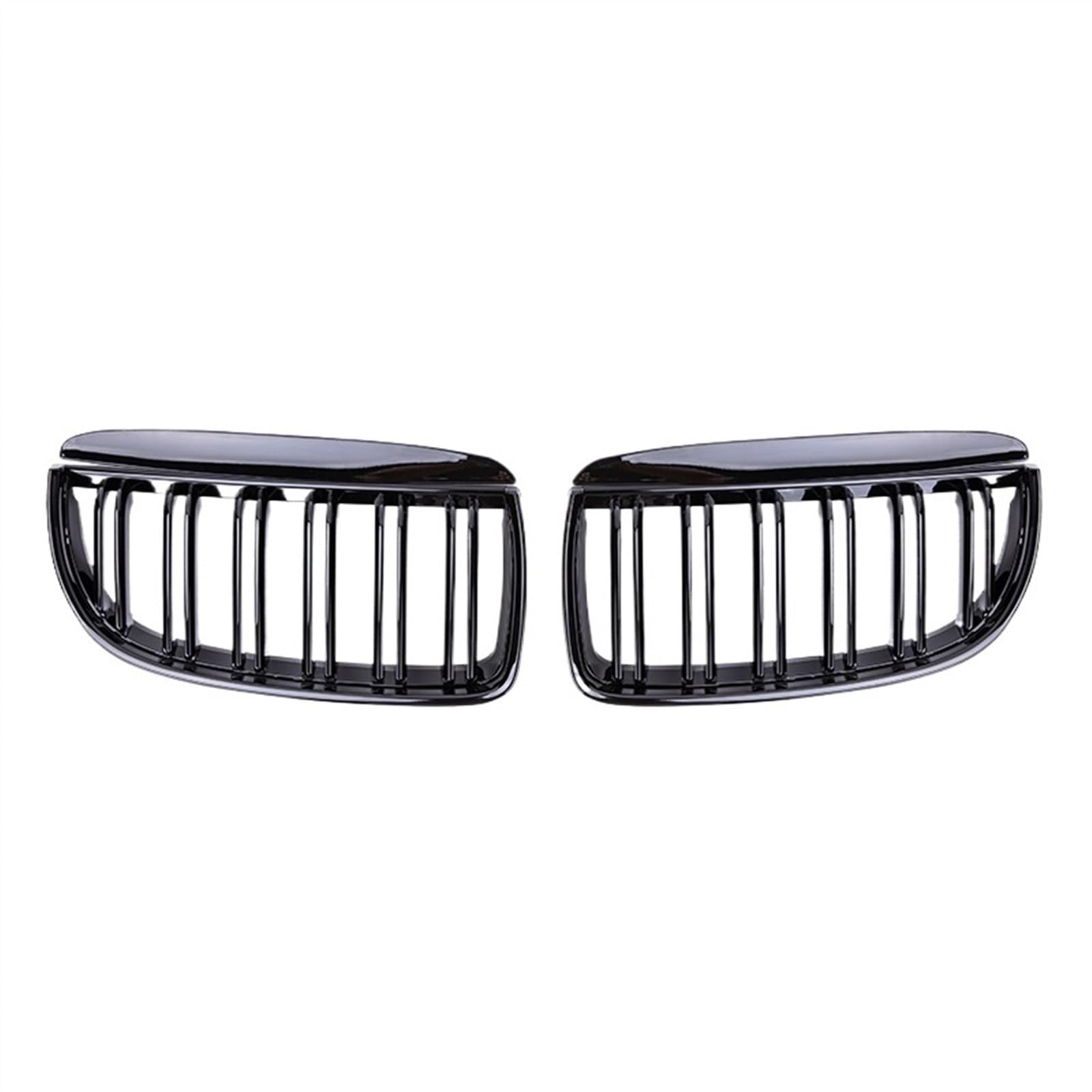 VAAKLM Auto Front Kühlergrill Kompatibel Mit 3er E90 E91 323I 328I 335I 330I 325I 2005 2006 2007 2008 Schwarz Glänzendes Auto-Frontstoßstangengitter-Zubehör von VAAKLM