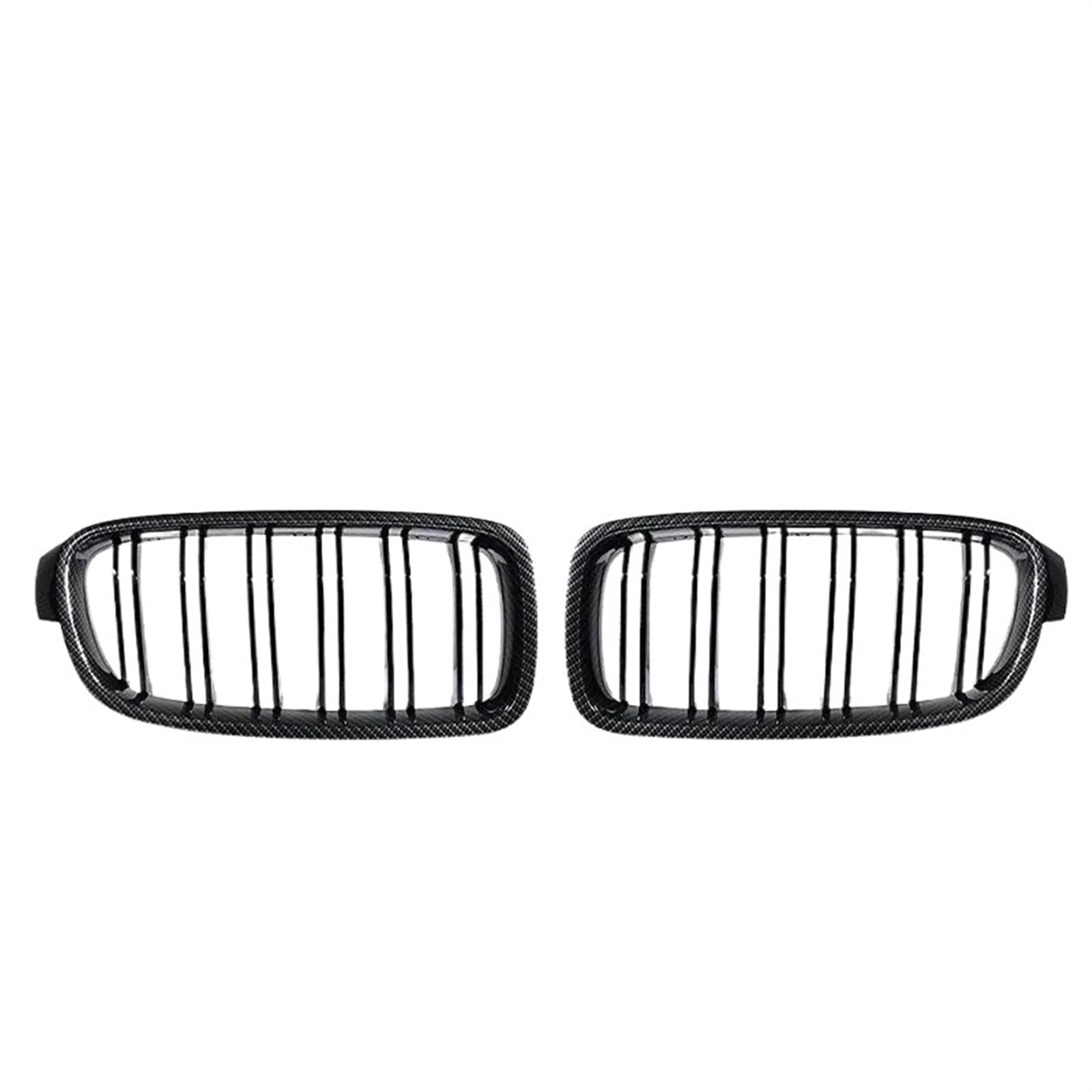 VAAKLM Auto Front Kühlergrill Kompatibel Mit 3er F30 F31 320i 325i 328 2012 2013 2014 2015 2016 2017 2018 2019 Autofront Nierengrill Frontkühlergrill(Carbon Look) von VAAKLM