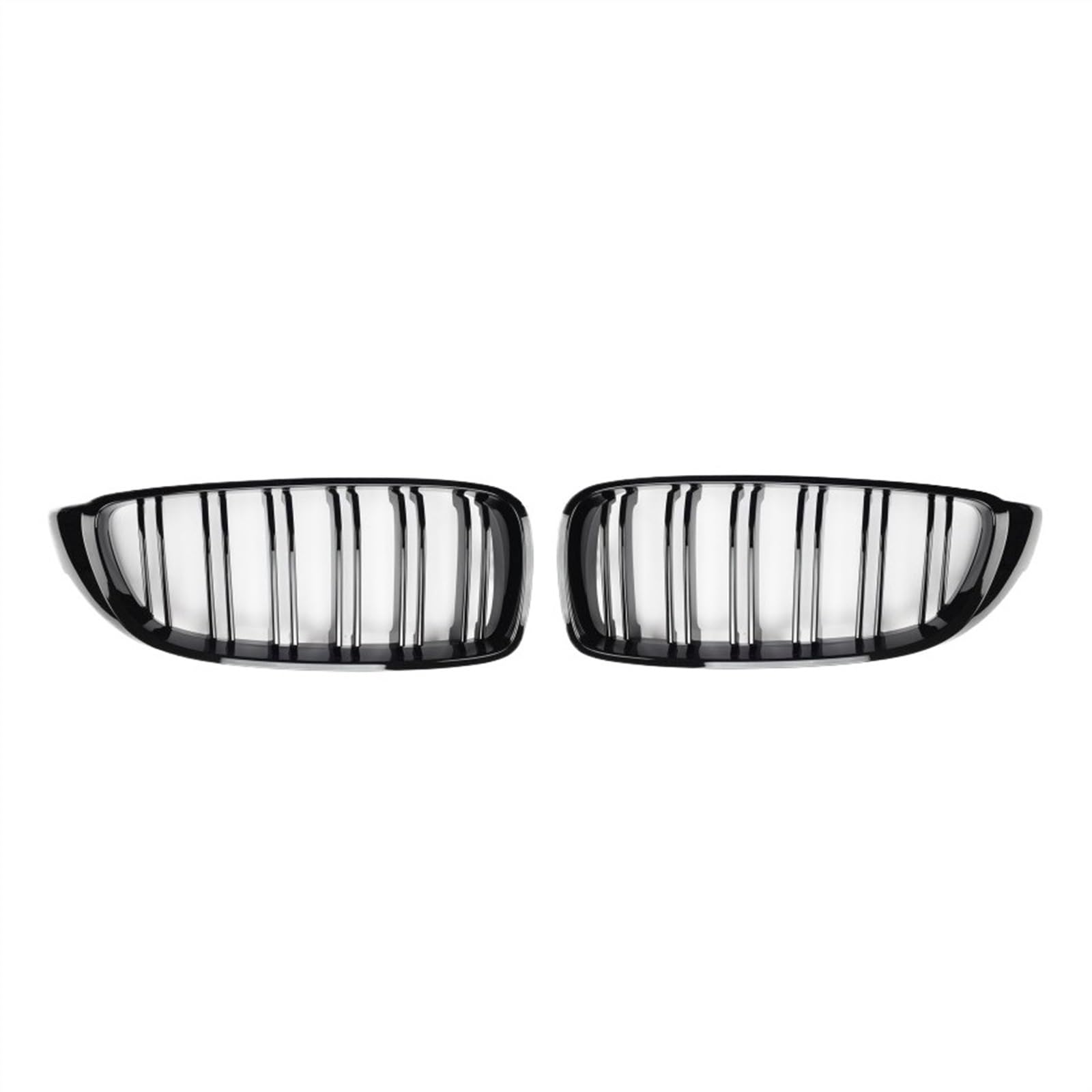 VAAKLM Auto Front Kühlergrill Kompatibel Mit 4er F32 F33 F36 Für M-Serie F80 F82 2013 2014 2015 2016 2017 2018 2019 2020 Leuchtend Schwarze Frontnierengrilllamelle von VAAKLM