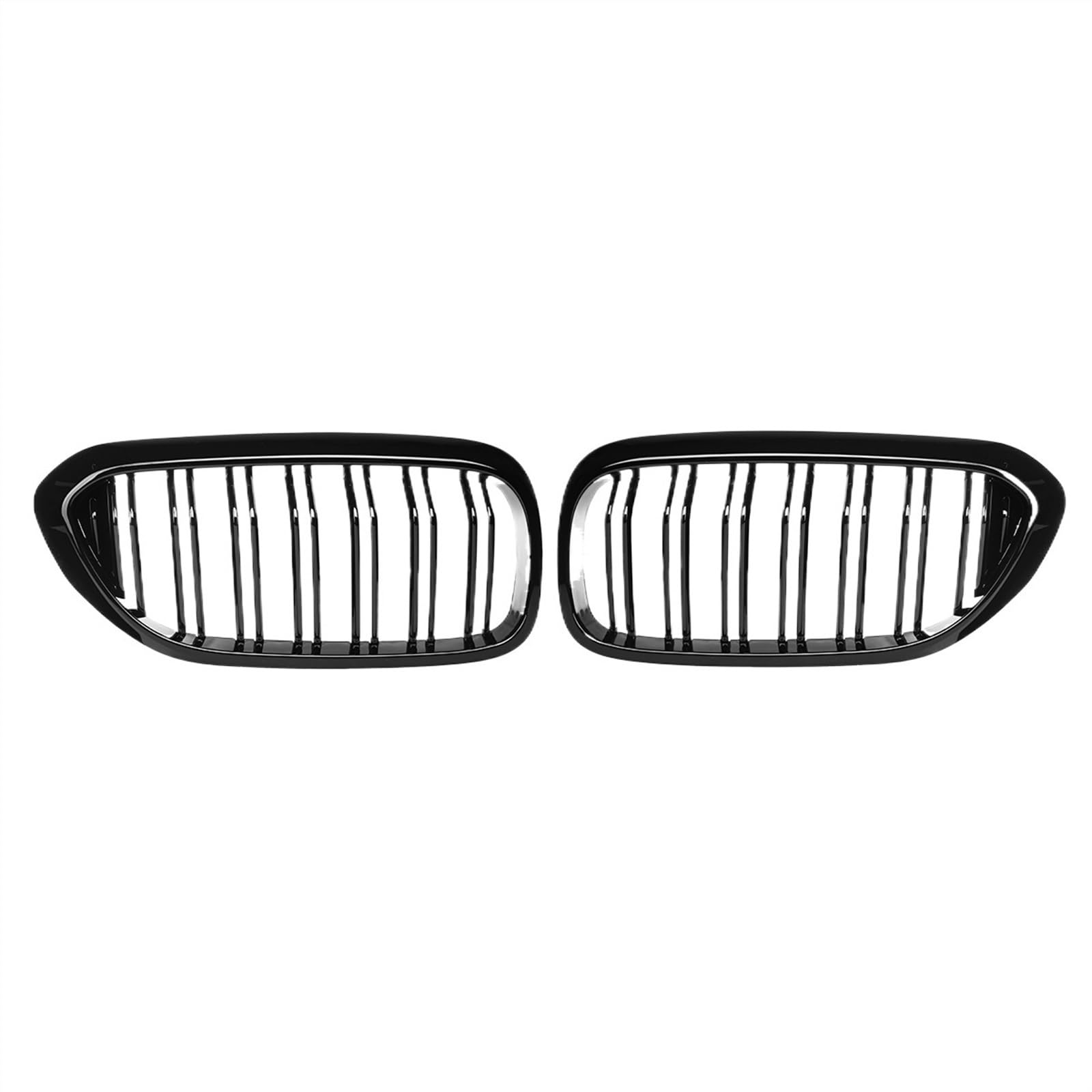 VAAKLM Auto Front Kühlergrill Kompatibel Mit 5 Series Für M5 G30 G31 G38 520i 530i 540i 2017 2018 2019 2020 2 Lamellen-Frontstoßstangengrill Auto-Frontnierengrill von VAAKLM