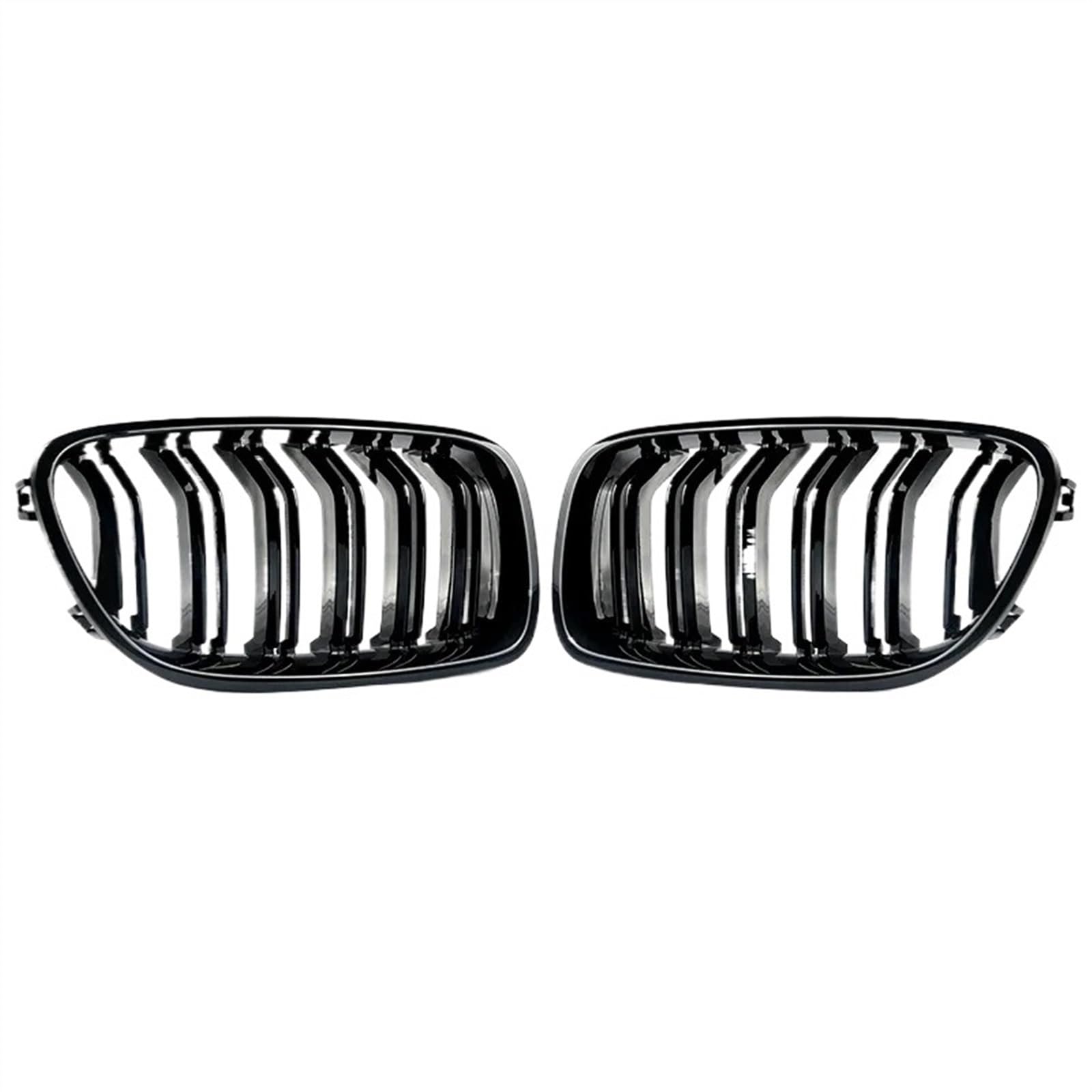 VAAKLM Auto Front Kühlergrill Kompatibel Mit 5er F10 F11 F18 Für M5 520d 530d 540i 528i 535i 2010 2011 2012 2013 2014 2015 2016 Frontstoßstange Doppelgrills von VAAKLM