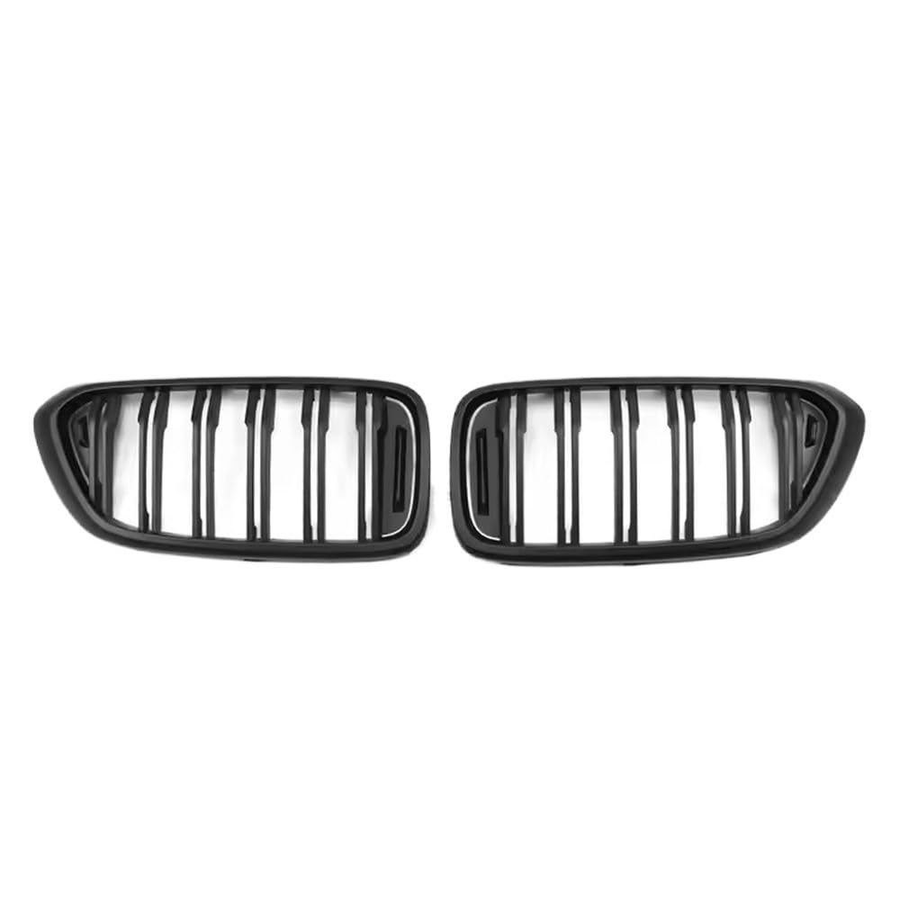 VAAKLM Auto Front Kühlergrill Kompatibel Mit 6er G32 640i 2017 2018 2019 2020 Auto Vorne Oben Mitte Stoßstange Doppellamellen Gitter Frontgrill Zierstreifen Abdeckung(Matte Black) von VAAKLM