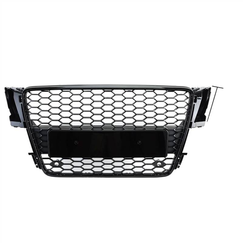 VAAKLM Auto Front Kühlergrill Kompatibel Mit A5 EU 2008 2009 2010 2011 2012 Frontstoßstangengrill Waben-Styling-Mesh Auto-Frontkühlergrill Ersatz von VAAKLM