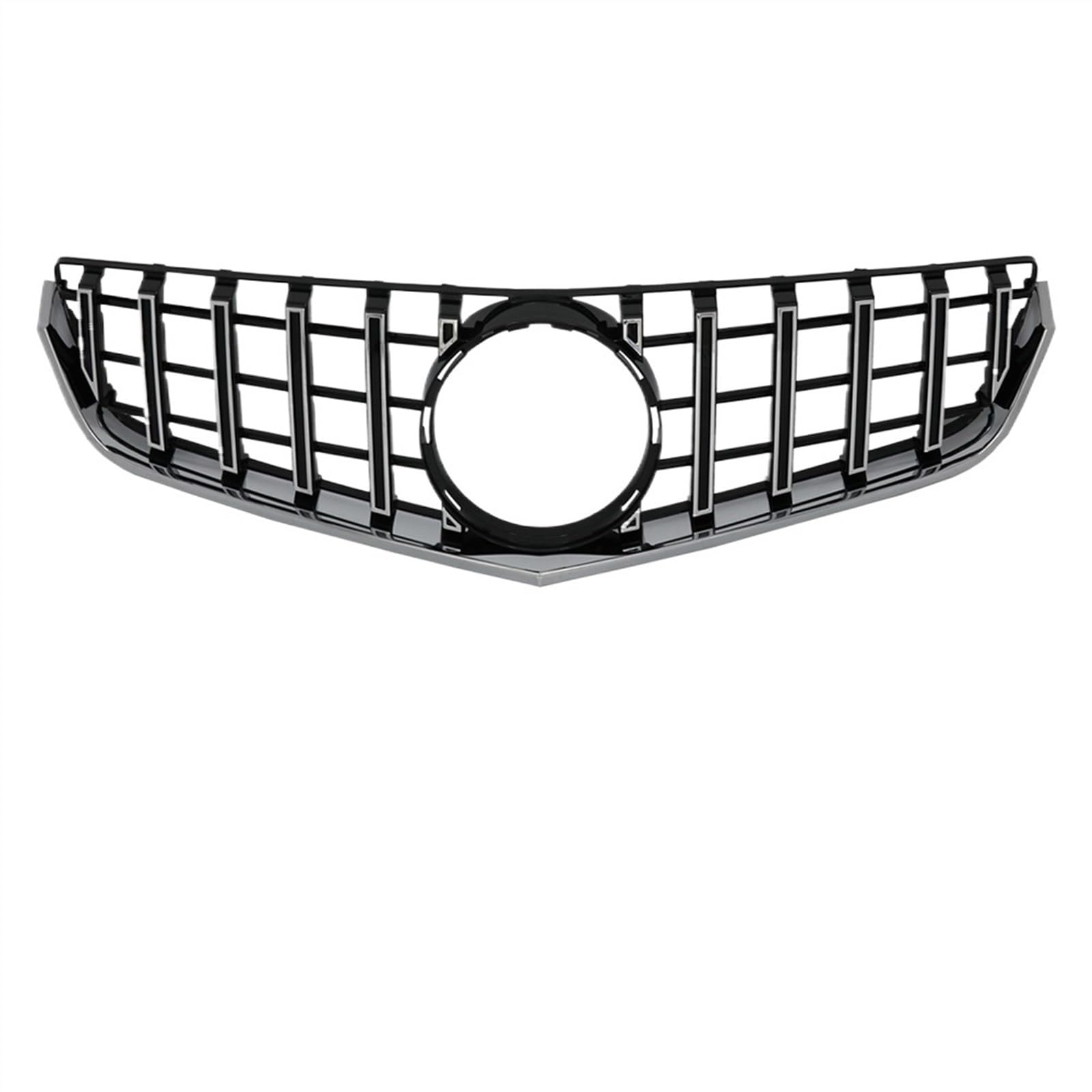 VAAKLM Auto Front Kühlergrill Kompatibel Mit Benz Für E-Klasse W207 E200 E250 E350 E550 2010 2011 2012 2013. Auto-Frontstoßstangengitter, Einlassgitter, Vorderer Kühlergrill(Chrome Silver) von VAAKLM