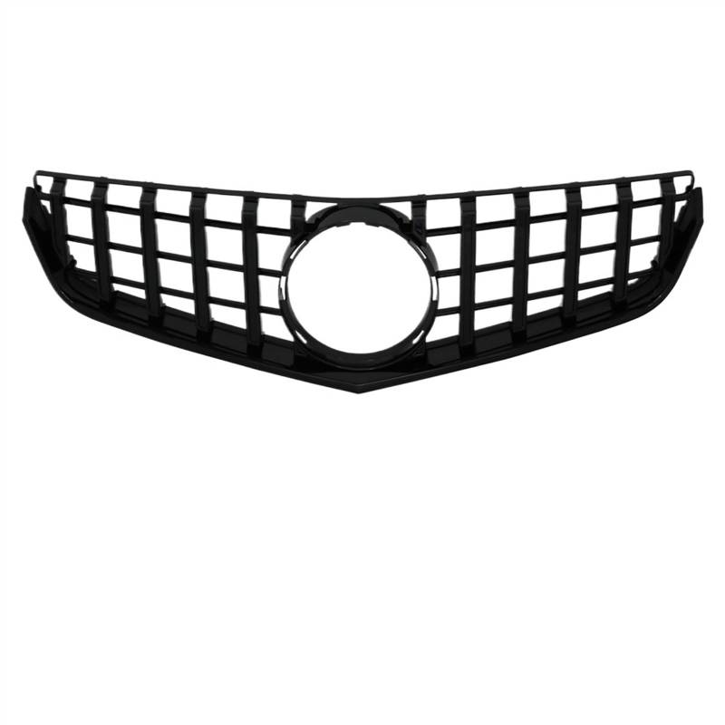 VAAKLM Auto Front Kühlergrill Kompatibel Mit Benz Für E-Klasse W207 E200 E250 E350 E550 2010 2011 2012 2013. Auto-Frontstoßstangengitter, Einlassgitter, Vorderer Kühlergrill(Glossy Black) von VAAKLM