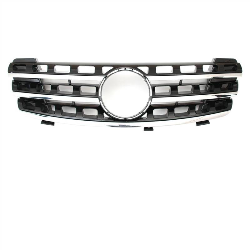 VAAKLM Auto Front Kühlergrill Kompatibel Mit Benz Für ML-Klasse W164 ML320 ML350 ML500 2005 2006 2007 2008 Style Front Racing Frontstoßstangengrill Ersatzzubehör(Black,AMG) von VAAKLM