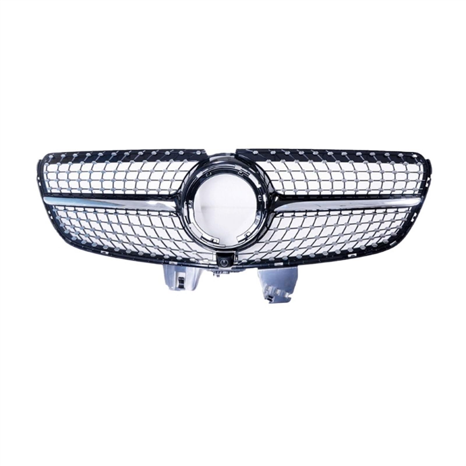 VAAKLM Auto Front Kühlergrill Kompatibel Mit Benz Für V-Klasse W447 2015 2016 2017 2018 2019 2020 2021 2022 2023 Auto Diamant-Stil Frontstoßstangengrill Haubengrill Tuning(Black,2020-2023) von VAAKLM