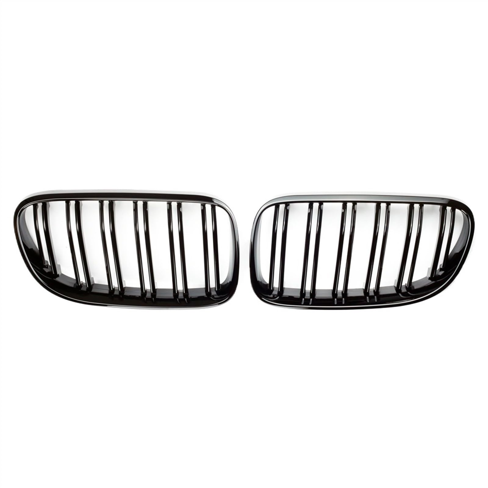 VAAKLM Auto Front Kühlergrill Kompatibel Mit E92 E93 3er 328I 335I Für Coupe LCI 2010 2011 2012 2013 Autostil Hochglanzschwarz Frontnieren-Doppellamellengrill von VAAKLM