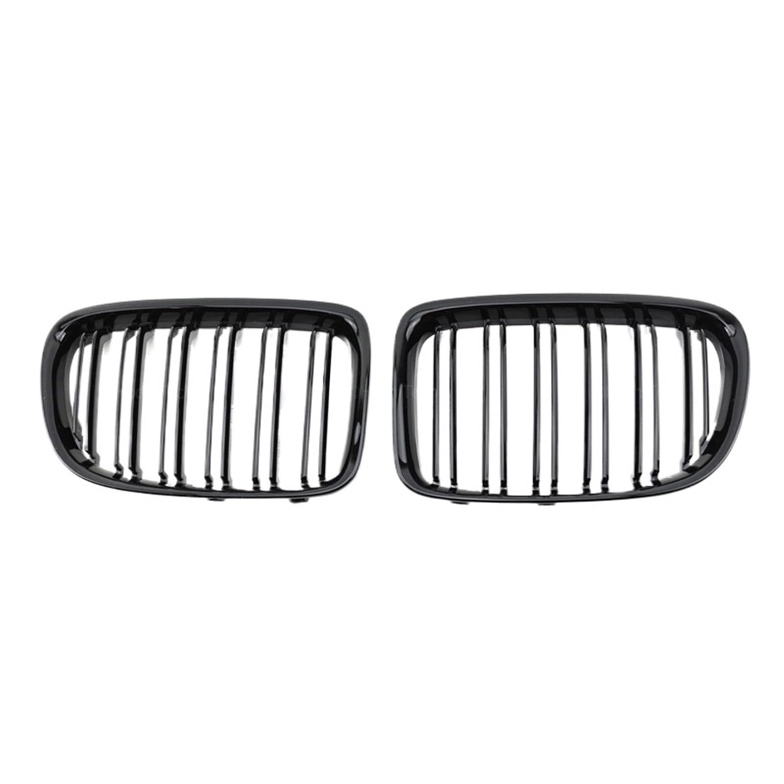 VAAKLM Auto Front Kühlergrill Kompatibel Mit X1 E84 2010 2011 2012 2013 2014 2015 Auto Front Nierengitter Dual Line Doppellamellen Auto Styling Autozubehör von VAAKLM