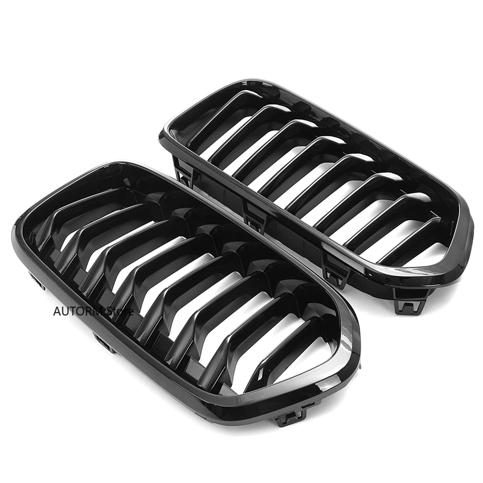 VAAKLM Auto Front Kühlergrill Kompatibel Mit X2 F39 M35i XDrive20d XDrive28i SDrive20i 2018 2019 2020. Auto-Frontstoßstange, Nieren, Einzelne Lamellen, Kühlergrill, Haubengrill von VAAKLM