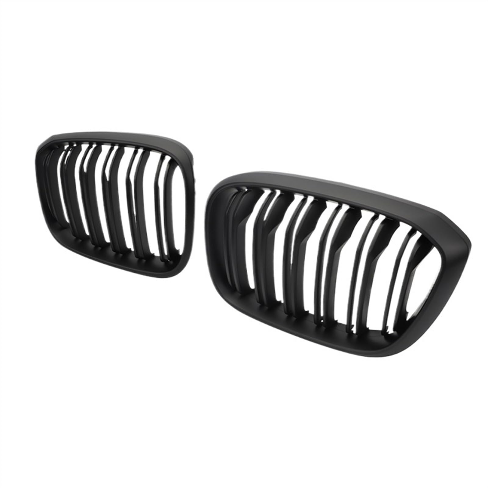 VAAKLM Auto Front Kühlergrill Kompatibel Mit X3 G01 G08 Für X4 G02 2018 2019 2020 2021 Renngitter Auto-Styling Doppellamellen-Auto-Frontgrill Nierengrill(Matte Black) von VAAKLM